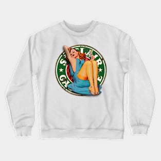 Ms Sinclair Pin Up Girl - Holding Wrench Crewneck Sweatshirt